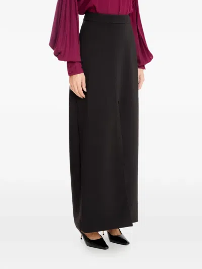 Olympiah Slit Onga Skirt In Black