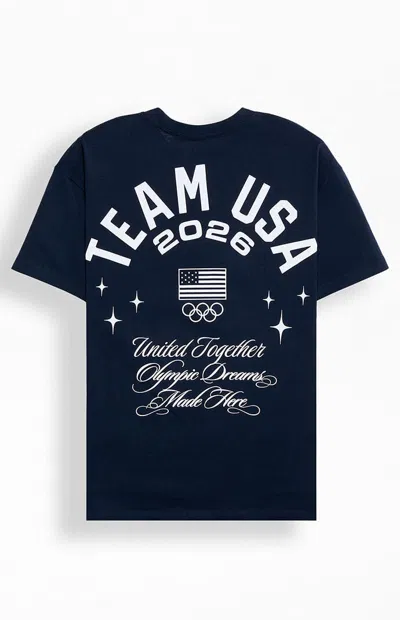 Olympics Men's Milano Cortina Team Usa Dream T-shirt In Navy In Blue