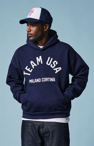 Olympics Men's Milano Cortina Team Usa Dreams Hoodie In Navy In Blue