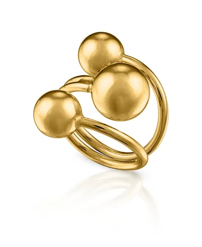 Oma The Label The Eventyr Stainless Steel Ring In Gold