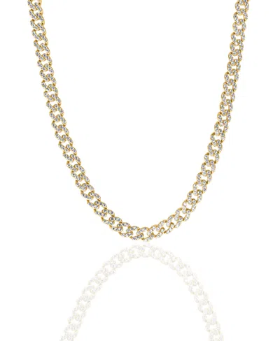 OMA THE LABEL FROSTY LINK COLLECTION 9MM NECKLACE IN 18K GOLD- PLATED BRASS, 16"