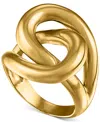 Oma The Label 18k Gold-plated Stainless Steel Linked Ring In Gold