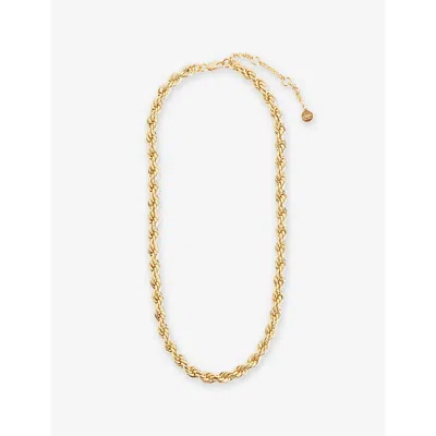 Oma The Label Womens Klassik 18ct Yellow Gold-plated Brass Necklace