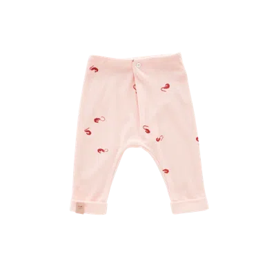 Omamimini Kids' Baby Joggers With Front Pleat In Pink
