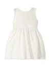 Omamimini Little Girl's & Girl's Gauze Sleeveless Dress In Off White