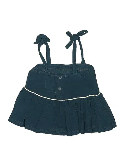 Pre-owned Omamimini Kids' Sleeveless Blouse In Blue