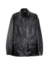 Omar Afridi Arnatt Leather Jacket In Black