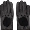 OMAR AFRIDI BLACK NAPPA DRIVING GLOVES