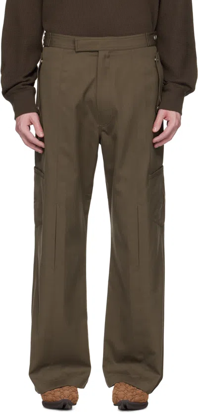 Omar Afridi Brown Carol Cargo Pants In Sand