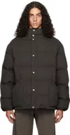 Omar Afridi Brown Noshaq Down Jacket In Nomad
