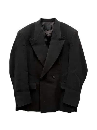 Omar Afridi Double-breasted Tailored Jacket In Black