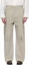 Omar Afridi Gray Carol Cargo Pants In Ash