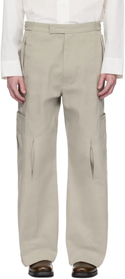 Omar Afridi Gray Carol Cargo Pants In Ash