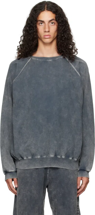 Omar Afridi Gray Shabby Sweatshirt In Shabby Grey