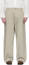 Omar Afridi Gray Trotti Baggy Trousers In Ash