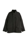 Omar Afridi High-neck Multi-pocket Jacket In Black