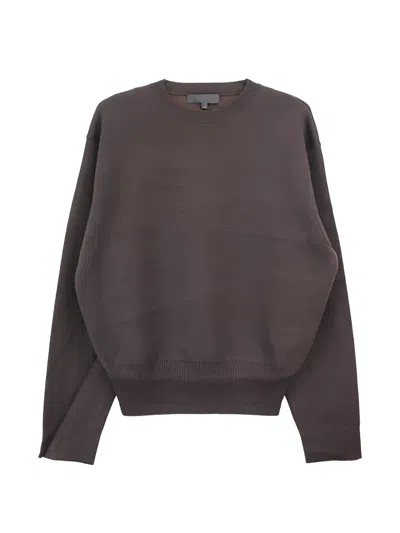 Omar Afridi Jane Crewneck Knitwear In Brown