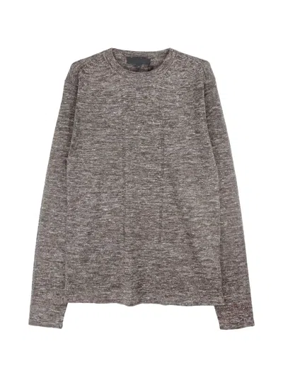 Omar Afridi Landes Long-sleeve T-shirt In Brown