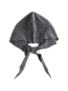 Omar Afridi Marl-effect Triangular Hoodie In Gray