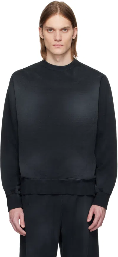 Omar Afridi Navy Dolman Crewneck Sweatshirt