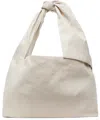 Omar Afridi Off-white Knotted Lidia Tote In Ivory