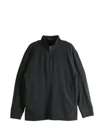 Omar Afridi Quarter-zip Sweatshirt In Black