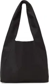 Omar Afridi Ssense Exclusive Black Factory Tote In Brown Coated Denim