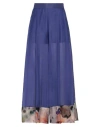 Ombra Di Foglia Woman Pants Purple Size 10 Cotton, Silk In Purple