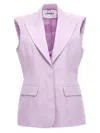 Ombra Milano Light Purple Blazer Jacket In Purple