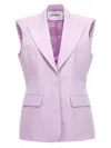Ombra Milano Light Purple Blazer Jacket In Light Purple