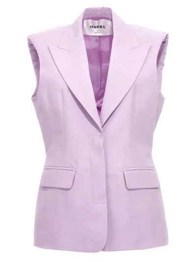 OMBRA MILANO LIGHT PURPLE BLAZER JACKET