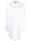 Ombra Milano Oversized Long-sleeve Shirt In White