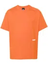 Omc Logo-print Cotton T-shirt In Orange