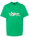 Omc Logo-print T-shirt In 绿色
