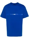 Omc Logo-print T-shirt In 蓝色