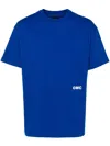 Omc Logo-print T-shirt In Blue