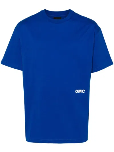 Omc Logo-print T-shirt In Blue
