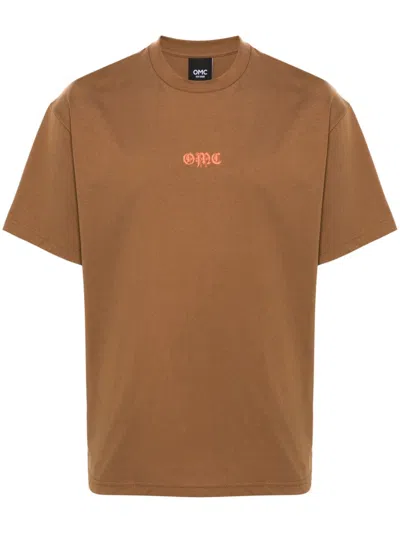 Omc Logo-print T-shirt In Brown
