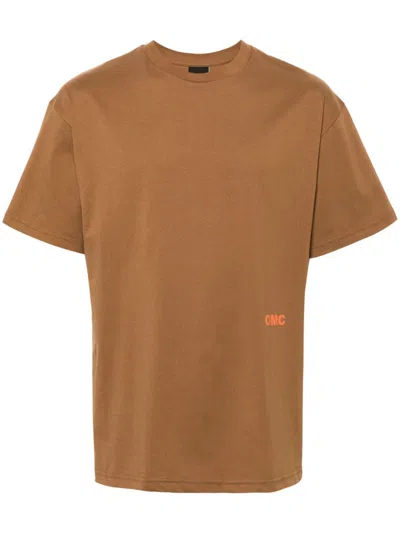 Omc Logo-print T-shirt In Brown