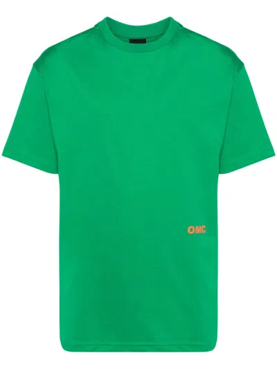 Omc Logo-print T-shirt In Green