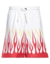 Omc Man Shorts & Bermuda Shorts White Size M Cotton, Polyester In White