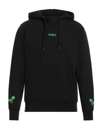 Omc Man Sweatshirt Black Size Xl Cotton, Polyester