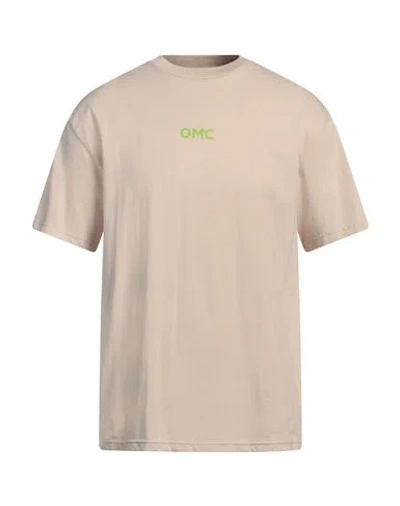 Omc Man T-shirt Beige Size S Cotton