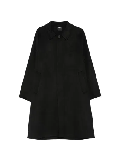 Omc Marlon Single-breasted Coat In Black