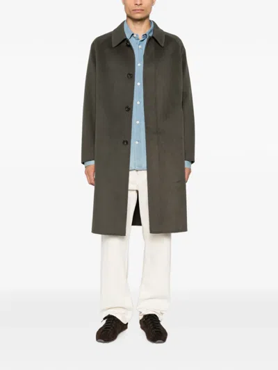 Omc Marlon Wool Coat In Gray