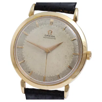 Pre-owned Omega 18 Kt Gold  Automatic, Caliber 501, From 1958 In Multi