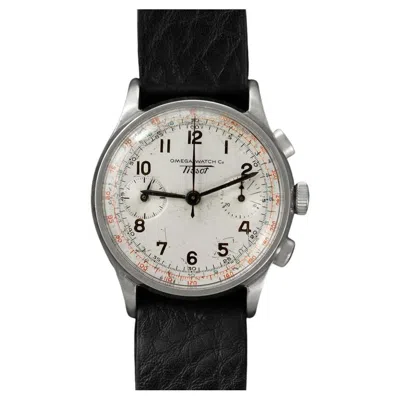 Pre-owned Omega 1939  - Tissot  Caliber 33.3 Vintage Large Mens Chrongraph - Ss In Multi