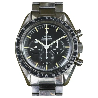 Pre-owned Omega 1960s  Speedmaster Professional Moon Watch First Generation With Seahorse In Multi