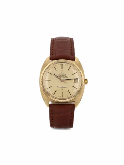 Pre-owned Omega 1960s  Constellation 40mm In Gold