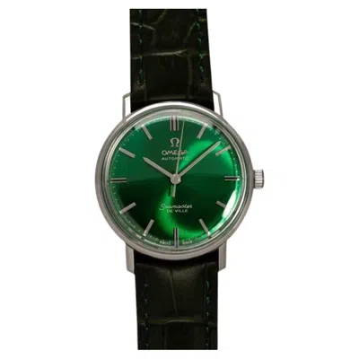 Pre-owned Omega 1962  Seamaster De Ville Tsavorite Garnet Green Vintage Mens Automatic